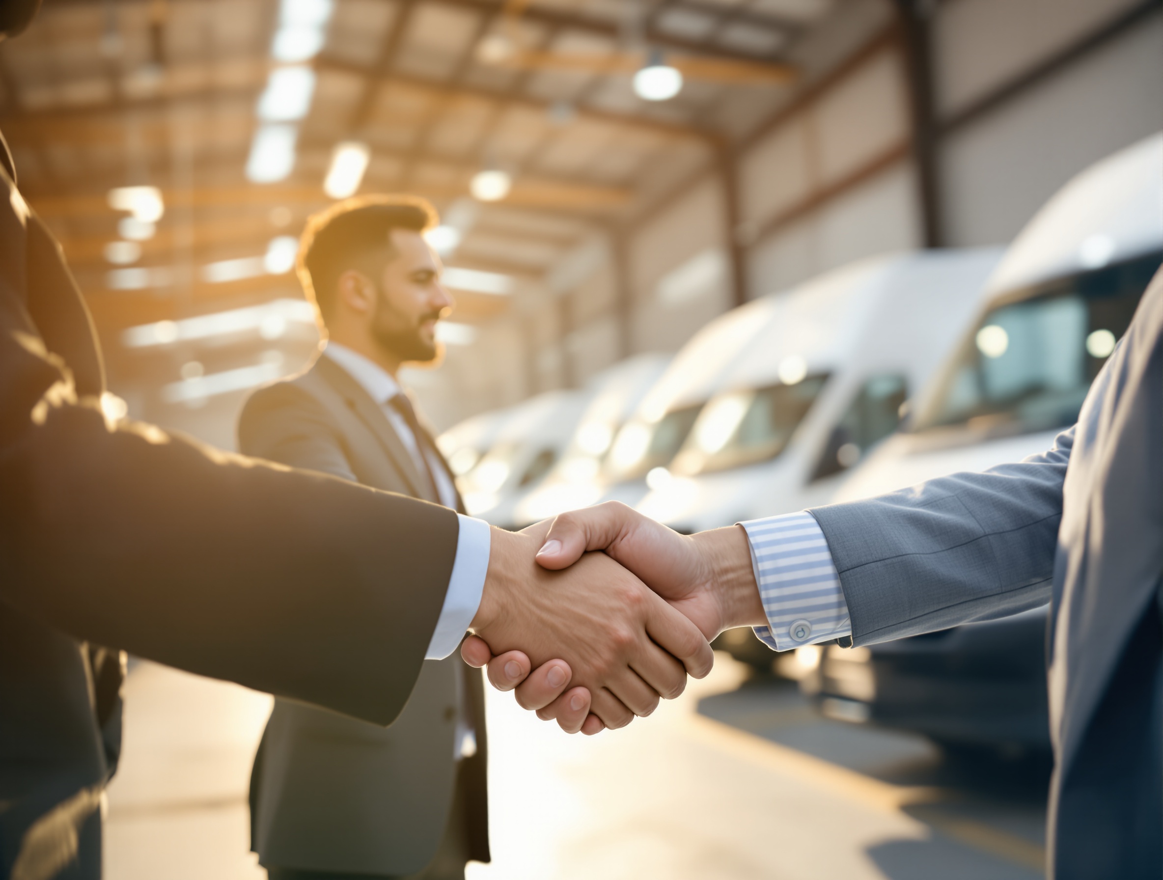 Professional deal completion at fleet depot